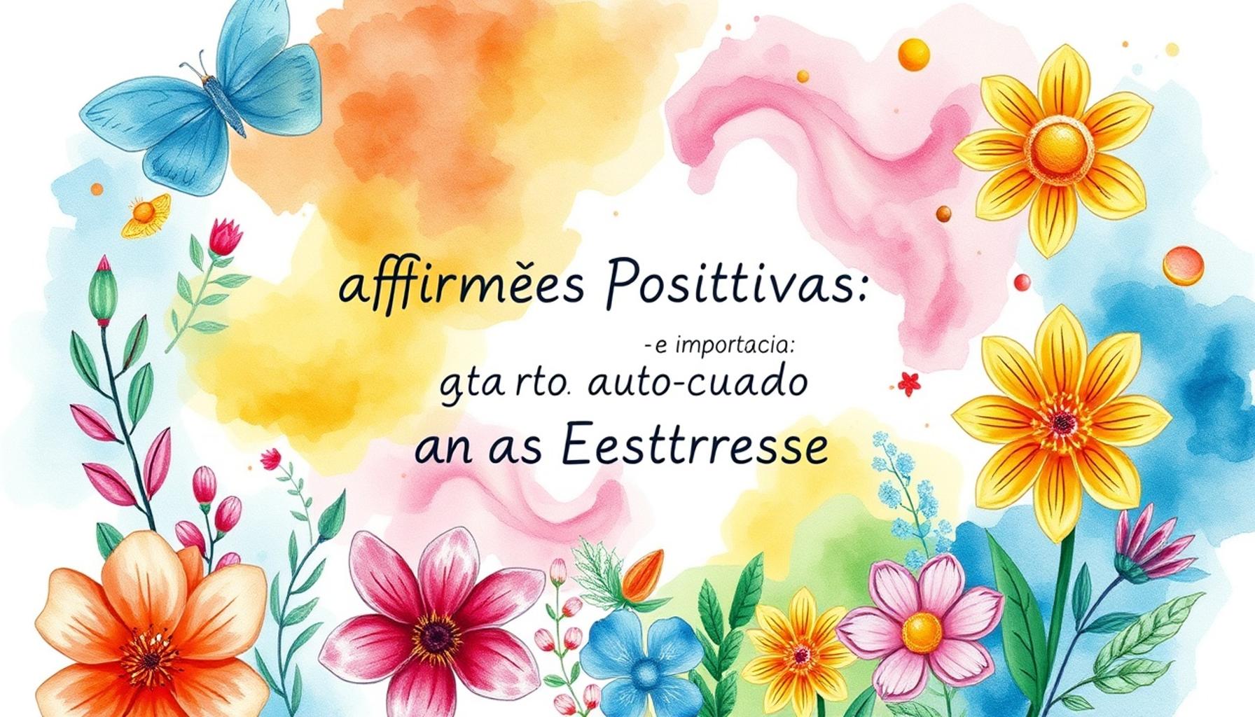 Positive Affirmations and the Importance of Self-Care in Stress Reduction