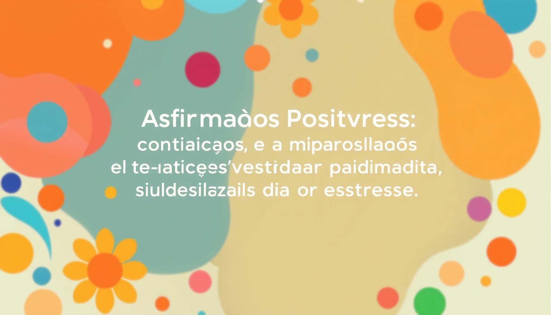 The Relationship between Positive Affirmations and the Building of Healthy Interpersonal Relationships to Reduce Stress