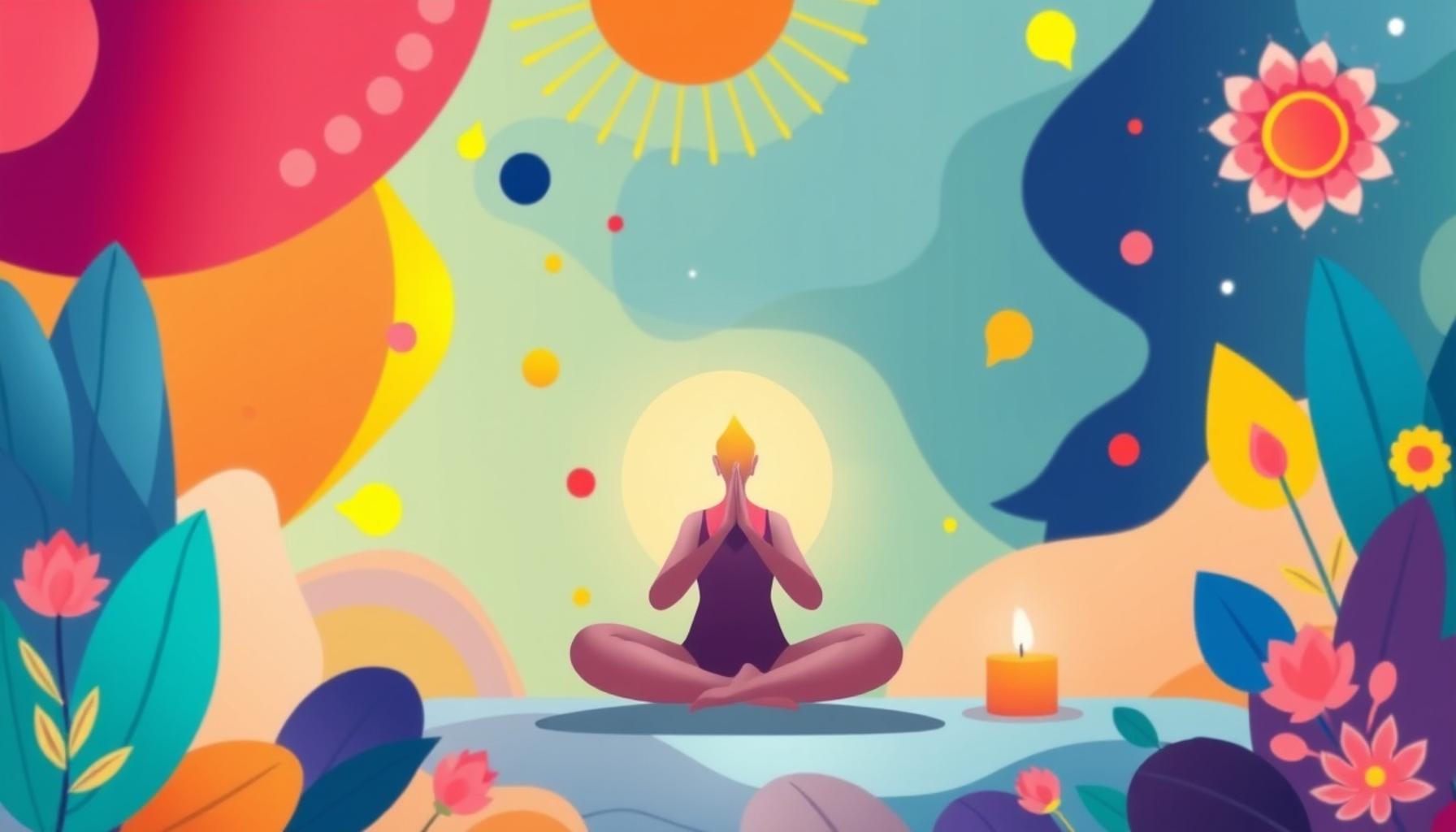 The Practice of Meditation and Positive Affirmations to Relieve Stress